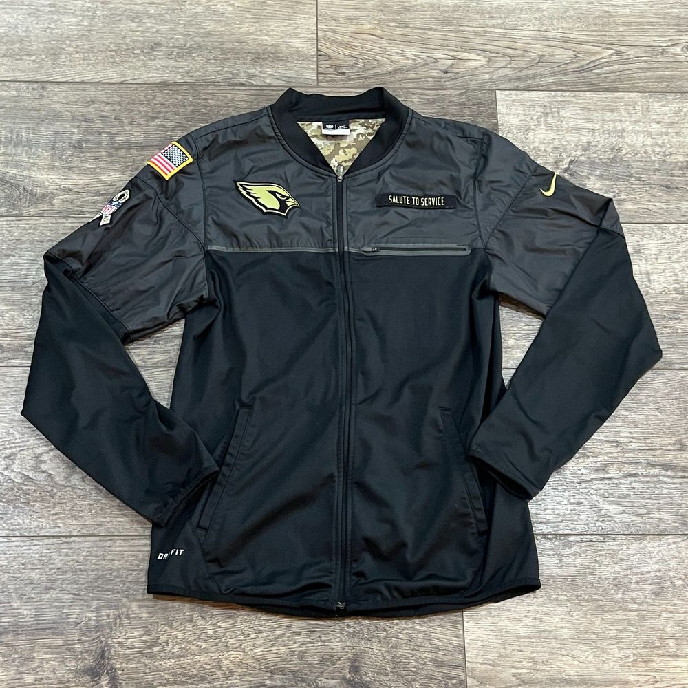 Nike Arizona Cardinals Salue to Service Hybrid Full Zip Jacket - Mens Size Small